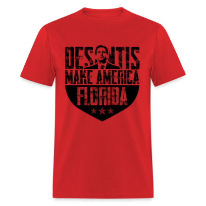 DeSantis Make America Florida T-Shirt in Red