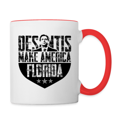 DeSantis Make American Florida Coffee Mug in Red