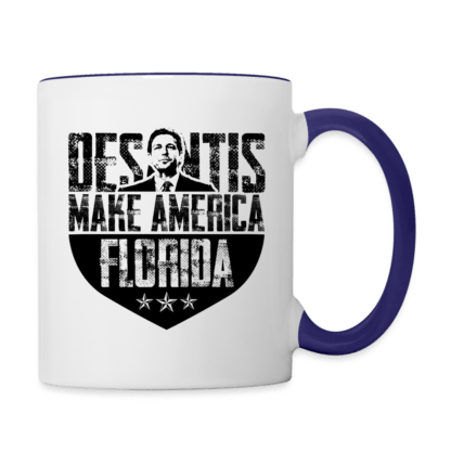 DeSantis Make American Florida Coffee Mug in Blue