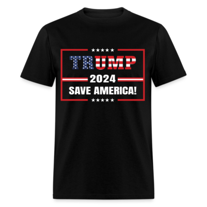 Trump 2024 Save America T-Shirt in Black