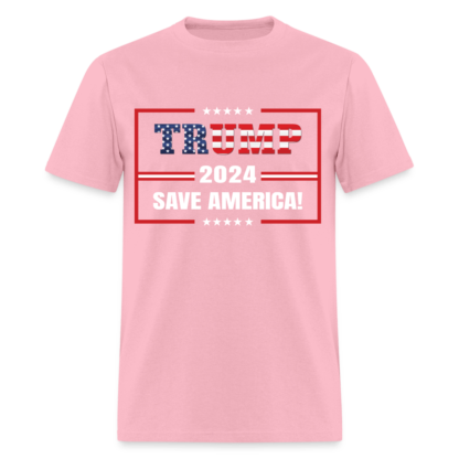 Trump 2024 Save America T-Shirt in Pink