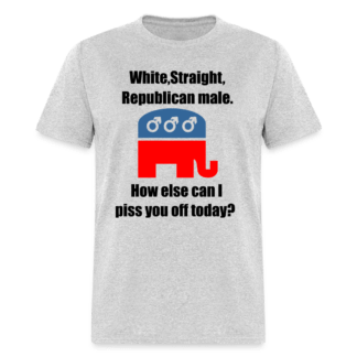 White Straight Republican Male T-Shirt