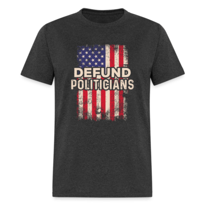 Defund Politicians T-Shirt in Grey