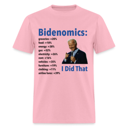 Bidenomics T-Shirt in Pink