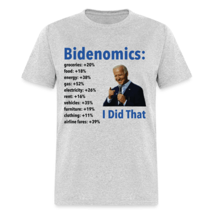 Bidenomics T-Shirt in Grey