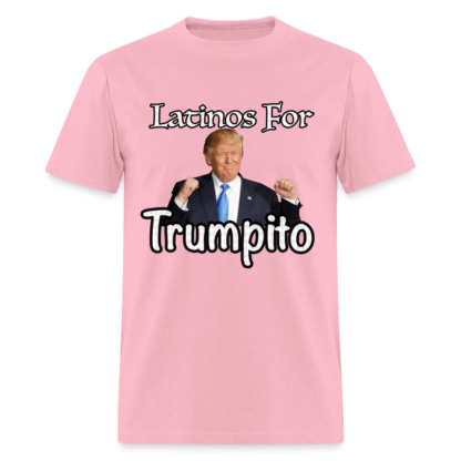 Latinos For Trumpito T-Shirt in Pink