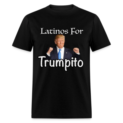 Latinos For Trumpito T-Shirt in Black