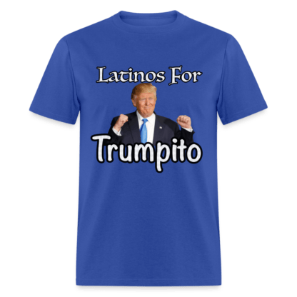 Latinos For Trumpito T-Shirt in Blue