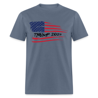 Trump 2024 Flag T-Shirt in Denim