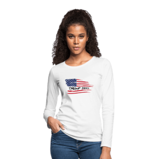 Trump 2024 Flag Women's Premium Long Sleeve T-Shirt