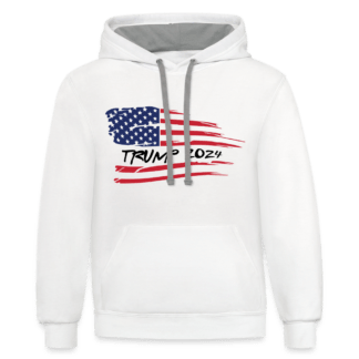 Trump 2024 Flag Hoodie