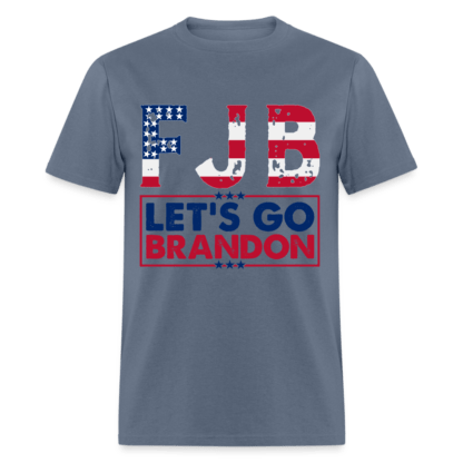 FJB Let's Go Brandon T-Shirt in Denim