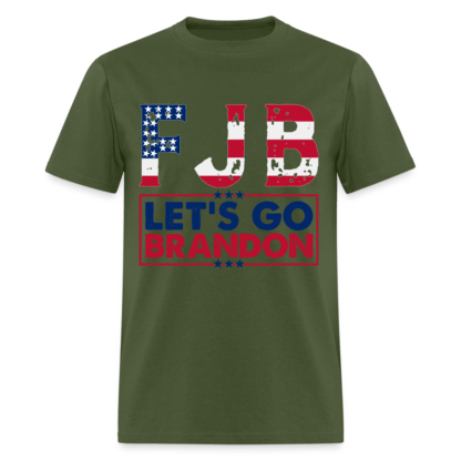 FJB Let's Go Brandon T-Shirt in Green