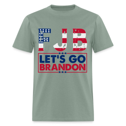 FJB Let's Go Brandon T-Shirt in Sage