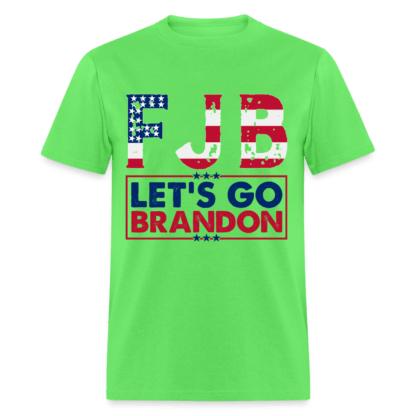 FJB Let's Go Brandon T-Shirt in Lime Green