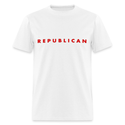 Republican T-Shirt in White Shirt