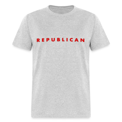 Republican T-Shirt in Light Grey Shirt