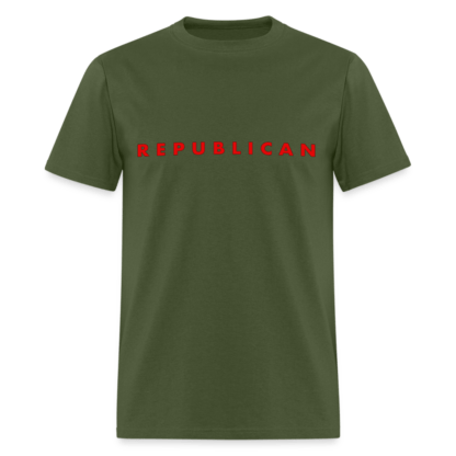 Republican T-Shirt in Military Green Shirt