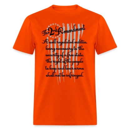 The 2nd Amendment T-Shirt in Orange