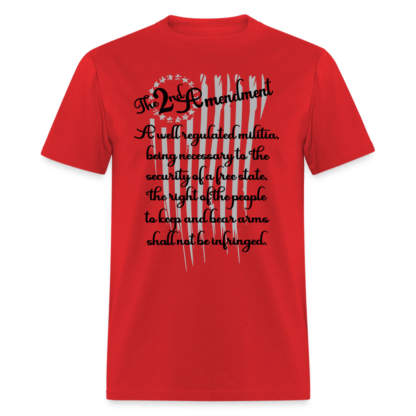 The 2nd Amendment T-Shirt in Red