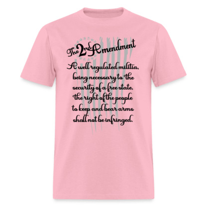 The 2nd Amendment T-Shirt in Pink