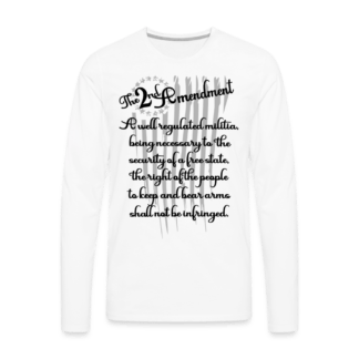 The 2nd Amendment Men's Premium Long Sleeve T-Shirt