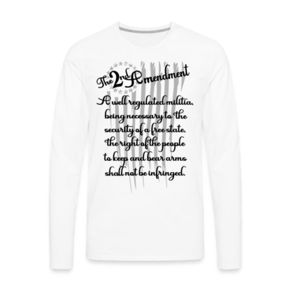 The 2nd Amendment Men's Premium Long Sleeve T-Shirt