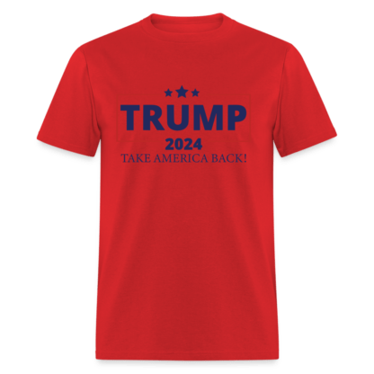 Trump 2024 Take America Back T-Shirt in Red