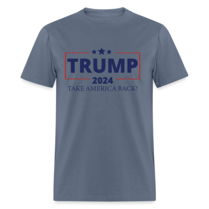 Trump 2024 Take America Back T-Shirt in Denim