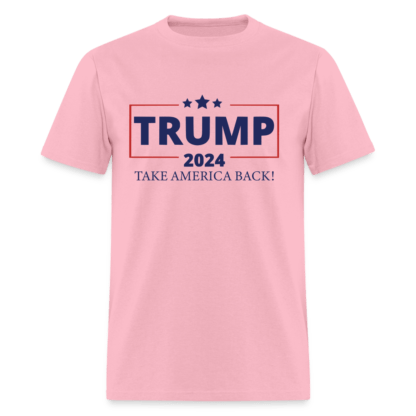 Trump 2024 Take America Back T-Shirt in Pink