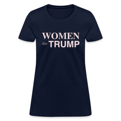 Women for Trump Women's T-Shirt in Navy