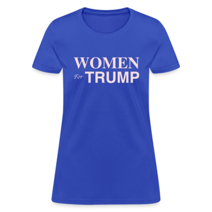 Women for Trump Women's T-Shirt in Blue