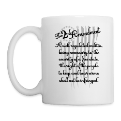 The 2nd Amendment Coffee Mug Double Sided Print