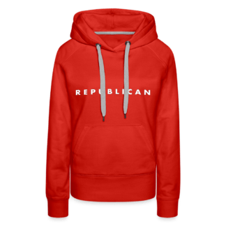 Republican Women’s Premium Hoodie (White Letters)