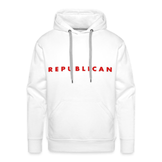 Republican Men’s Premium Hoodie (Red Letters)
