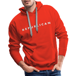 Republican Men’s Premium Hoodie with White Letters