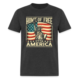 America Home of the Free 1776 T-Shirt (Statute of Liberty)