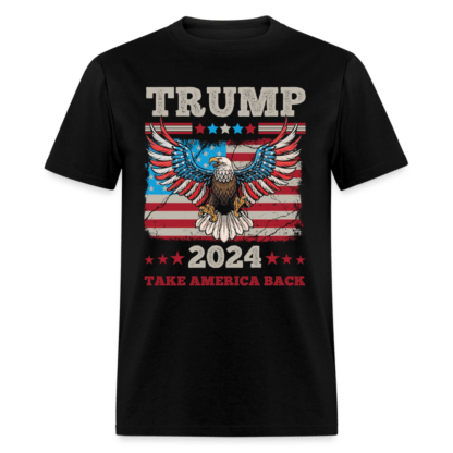 Trump 2024 Take America Back T-Shirt (Flag & Eagle)